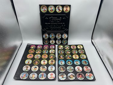 1990 Topps Baseball Coins Complete 60 Coin Set W/ Many Stars - Ken Griffey Jr