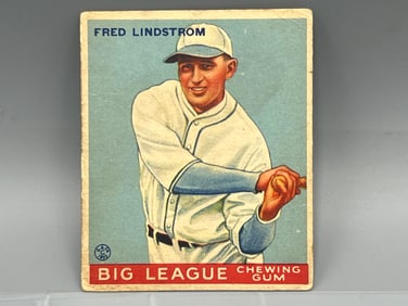1933 Goudey Fred Lindstrom - HOF