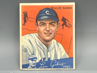 1934 Goudey Willie Kamm