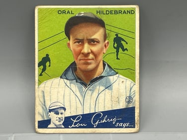 1934 Goudey Oral Hildebrand