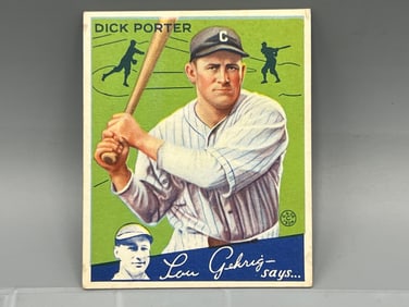 1934 Goudey Dick Porter