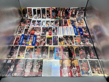 Lot of (72) Assorted Michael Jordan Basketball Cards - Includes some inserts and parallels