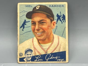 1934 Goudey Mel Harder