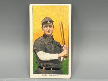 1909 T206 Elmer Flick (HOF) / Cleveland - Sweet Caporal