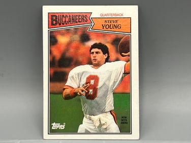 1987 Topps Steve Young 2nd Year Card #384