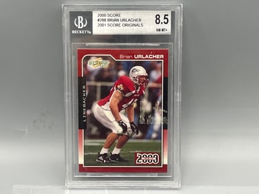 2000 Score Brian Urlacher RC #288 BGS NM-MT+ 8.5