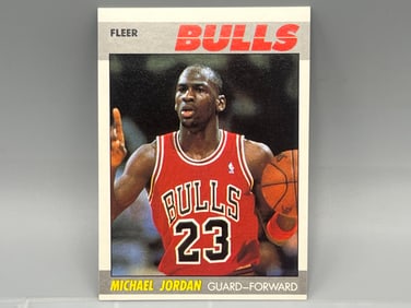 1987-88 Fleer Michael Jordan 2nd Year Card #59