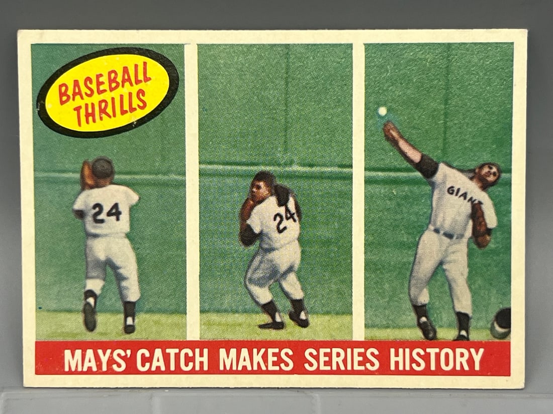 1959 Topps Willie Mays Baseball Thrills #464 (1 of 3)