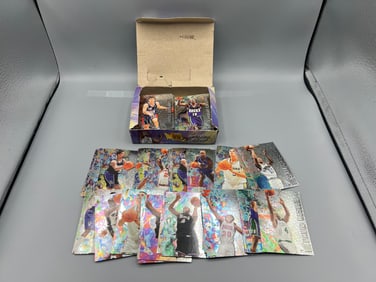 Lot of Assorted 1996-97 Fleer Metal Basketball Cards W/ Stars - Varying Conditions