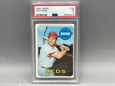 1969 Topps Pete Rose #120 PSA EX 5