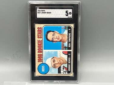 1968 Topps Johnny Bench RC #247 SGC EX 5