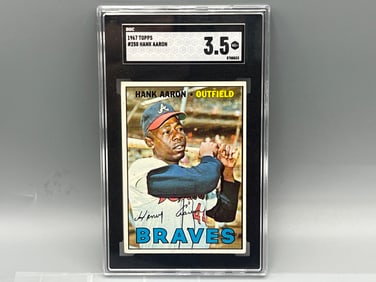 1967 Topps Hank Aaron #250 SGC VG+ 3.5
