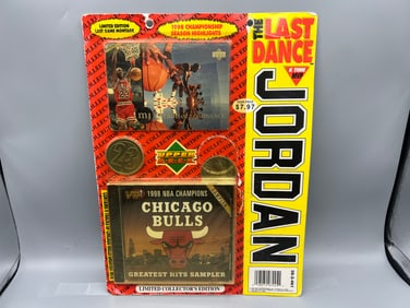 1998 Upper Deck Michael Jordan Limited Edition The Last Dance Collector Set W/ Season Highlights &