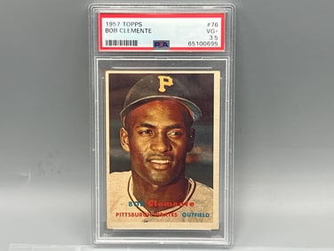 1957 Topps Roberto Clemente #76 PSA VG+ 3.5
