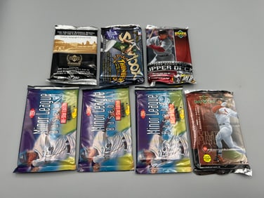 Lot of (7) Assorted Baseball Unopened Packs