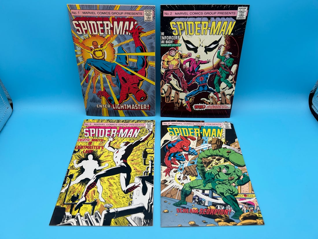 1987 Hi-C Spider-Man Promo Comic/Book Set #1-4 (1 of 7)