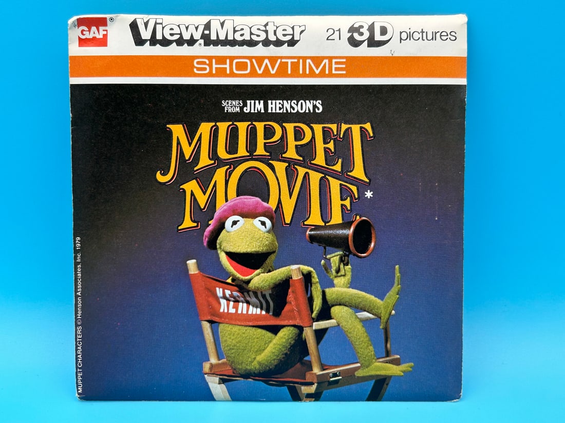 1979 View-Master Reels The Muppet Movie #K27 with original sleeve and papers (1 of 8)
