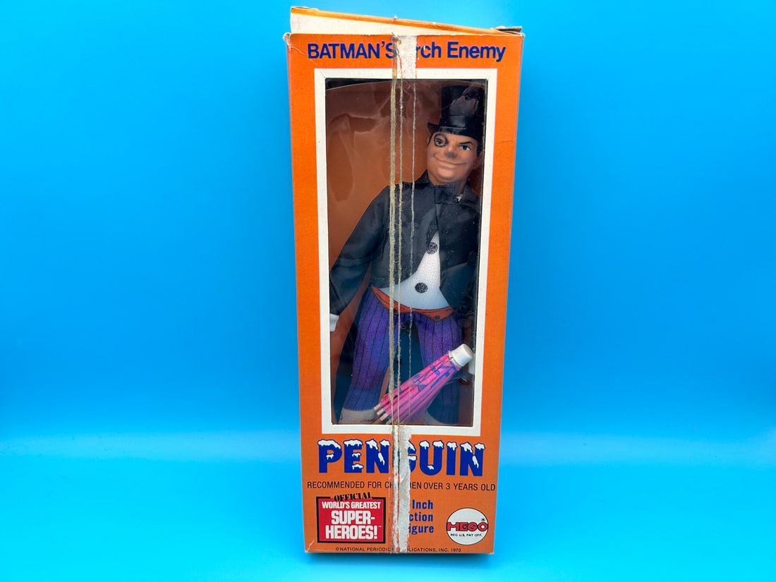 Original Mego Penguin Type 1 with Original Box - Penguin originally came with no accessories (1 of 8)