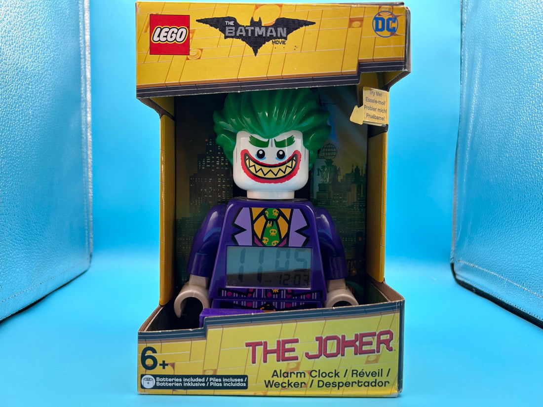 2017 Lego Batman Movie The Joker Alarm Clock NIB (1 of 3)