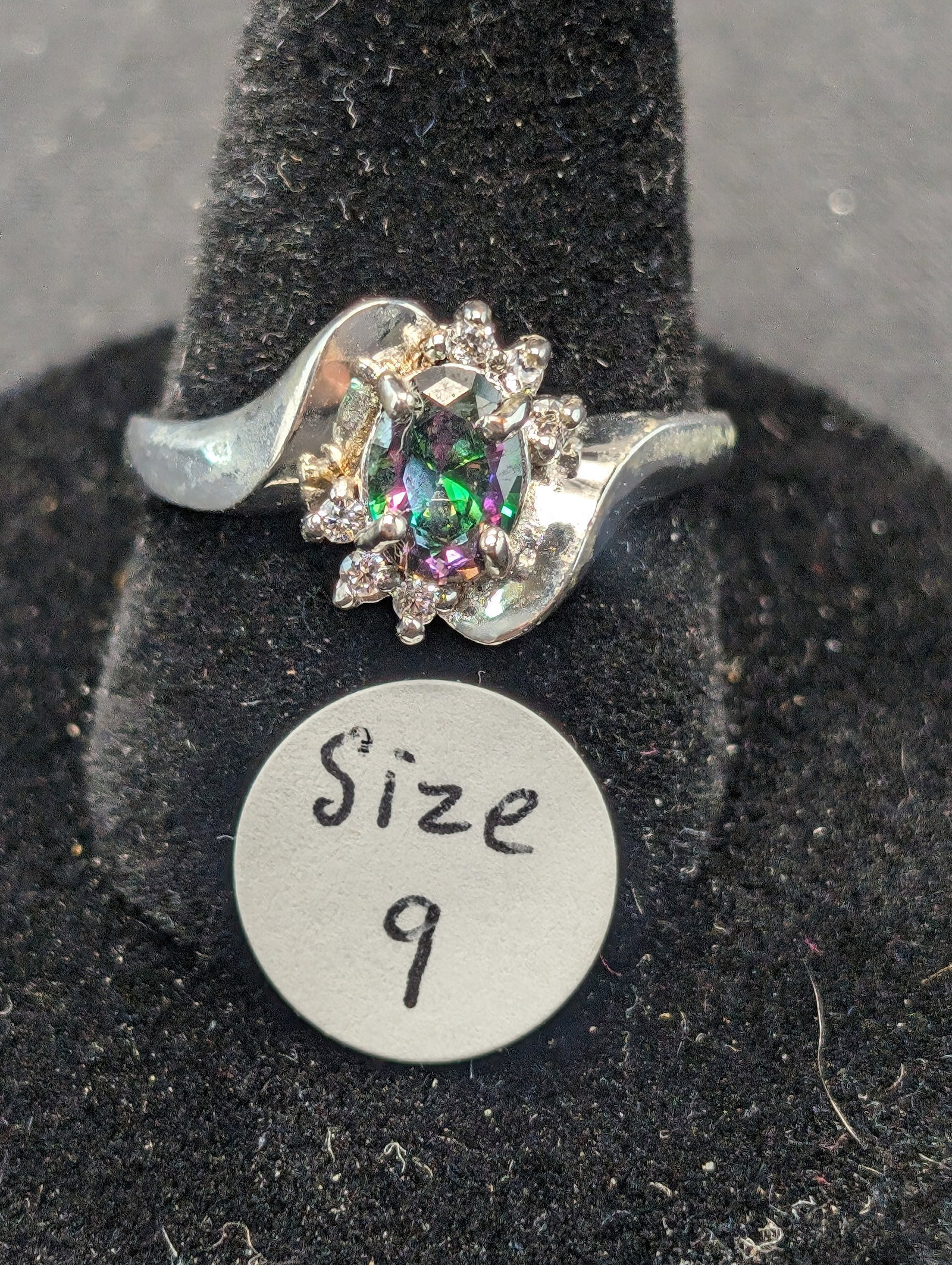 Labradorite Gemstone Ring Size 9: Labradorite Gemstone Ring Size 9