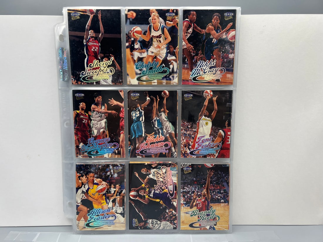1999 Fleer Ultra WNBA Complete 100 Card Base Set W/ 10 Extra Inserts (1 of 12)