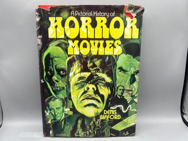A Pictorial History of Horror Movies Hardback Book by Dennis Gifford
