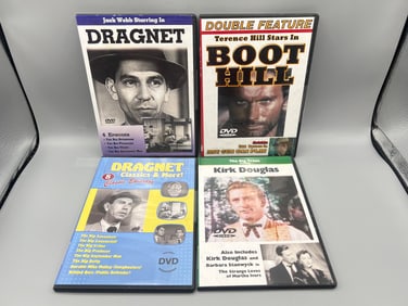 Lot of 4 DVDs - Classic TV/Movies