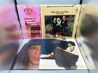 Lot of (4) Assorted Vinyl Albums - Varying Conditions