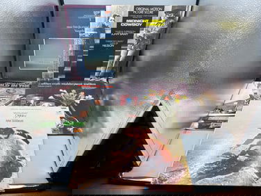 Lot of (5) Assorted Original Soundtrack & Original Motion Picture Score Movie Vinyl Albums - Varying