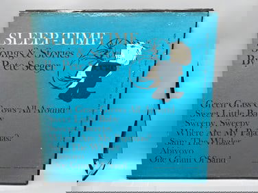 1958 Sleep-Time Songs & Stories By Pete Seeger Vinyl Album - FC 7525 A