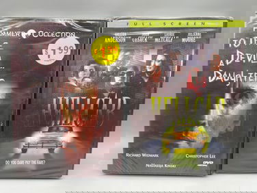 Lot of 2 Sealed DVD Horror Movies -The Devil A Daughter & Hellcab