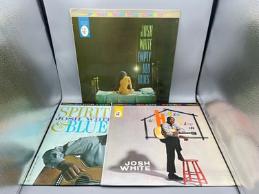 Lot of (3) Assorted Josh White Vinyl Albums - Varying Conditions