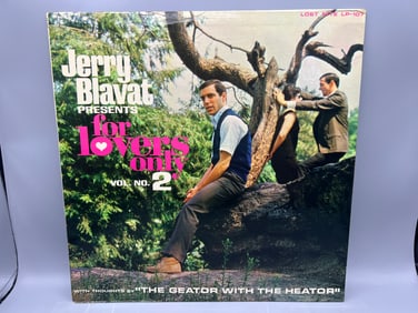 1965 Jerry Blavat Presents For Lovers Only Vol. No. 2 Vinyl Album - LP-107