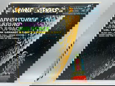 1958 Col. Frank Erhardt & Cast Adventures In Sound And Space Vinyl Album - LBYS-1013