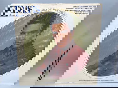 1978 Elvis Presley A Legendary Performer Volume 3 Picture Disc Vinyl Album W/ Insert