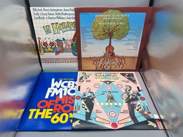 Lot of (4) Assorted Vinyl Albums - Varying Conditions