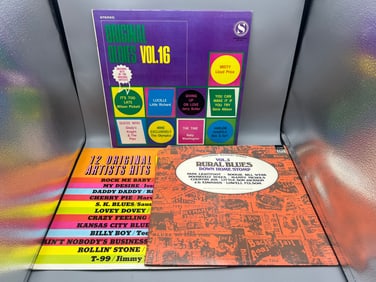 Lot of (3) Assorted Vinyl Albums - Varying Conditions