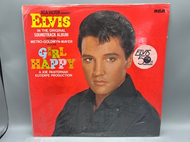 1977 Elvis Presley In The Original Soundtrack Album From Girl Happy 50th Anniversary Sealed Vinyl