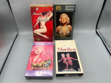 Marilyn Monroe VHS Lot  - 3 Sealed