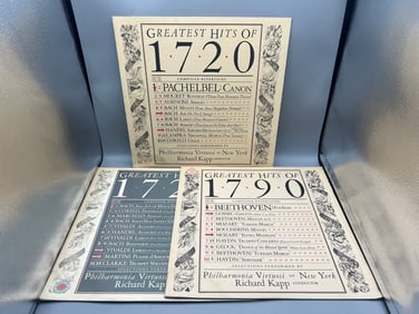 Lot of (3) Assorted Greatest Hits of 1970's Vinyl Albums - Varying Conditions