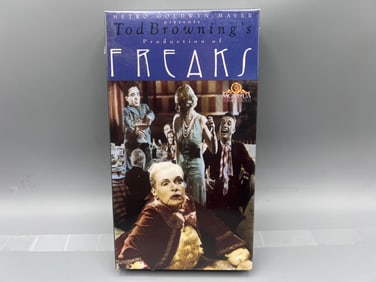 Tod Browning's Freaks Sealed VHS Movie