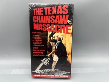 The Texas Chainsaw Massacre Sealed VHS Movie