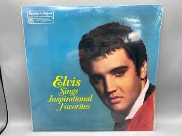 1983 Elvis Presley Sings Inspirational Favorites Sealed Vinyl Album