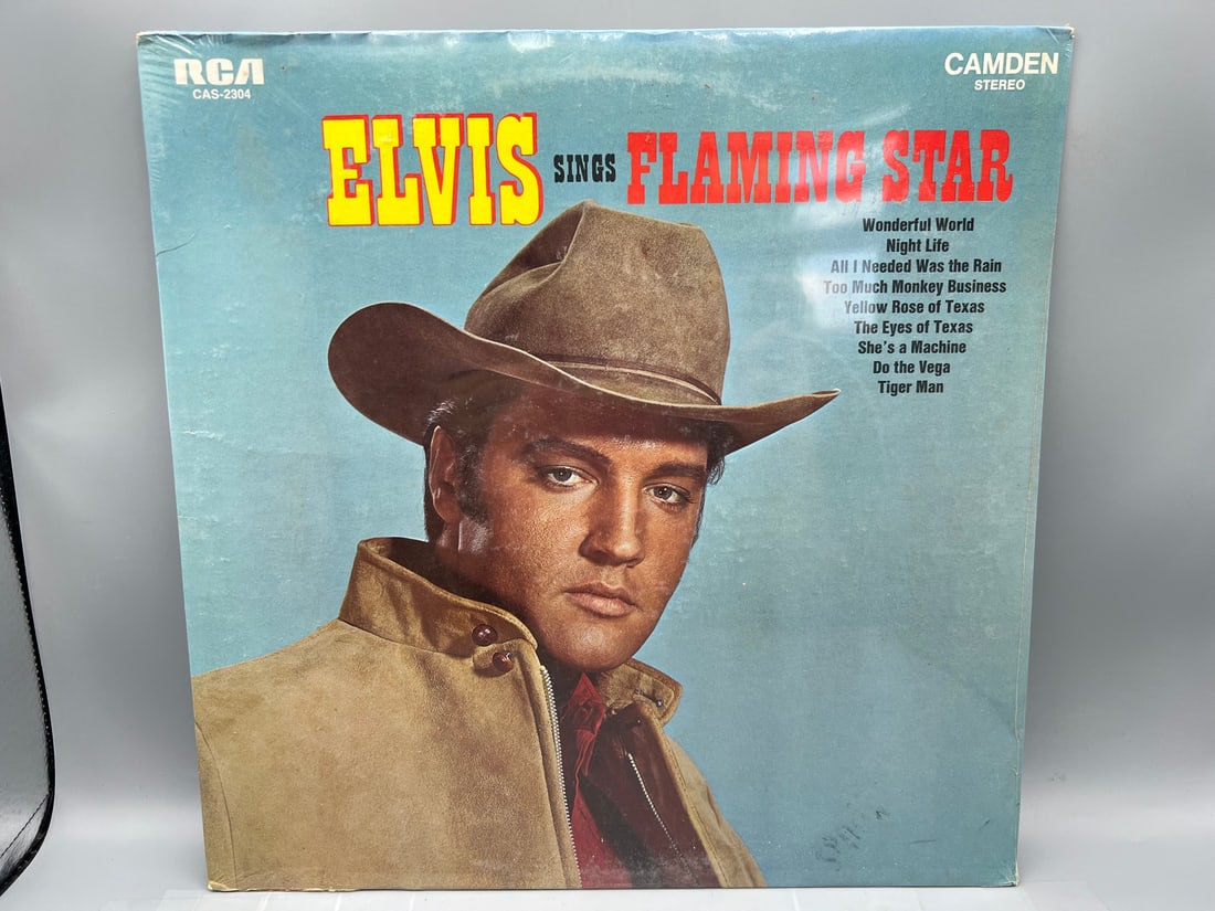 1969 Elvis Presley Sings Flaming Star Sealed Vinyl Album (RCA) (1 of 2)