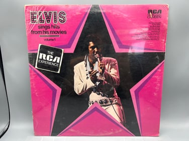 1972 Elvis Presley Sings Hits From His Movies Volume 1 Sealed Vinyl Album