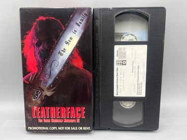 Leatherface: Texas Chainsaw Massacre III Promotional Copy VHS Movie - Untested