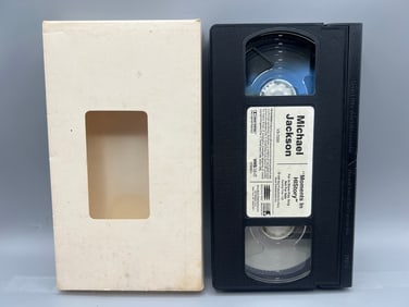 Michael Jackson Moments In History Demonstration Copy VHS Movie - Untested