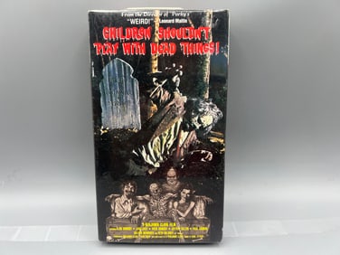Children Shouldn't Play With Dead Things Sealed VHS Tape - Cult Classic