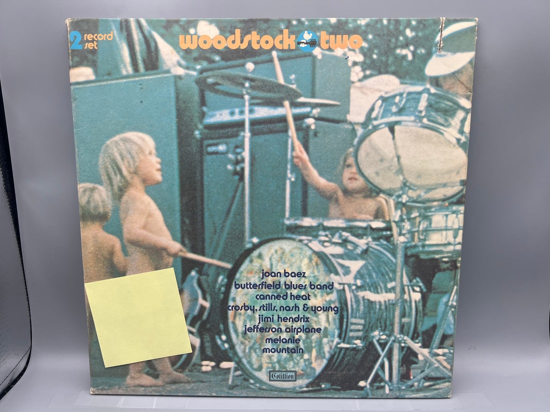 1971 Woodstock Two Tri-Fold Cover Compilation Vinyl Album - SD 2-400 (1 of 7)