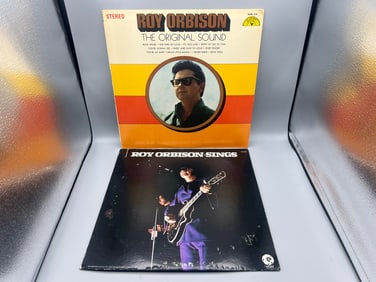 1969 Roy Orbison The Original Sound Reissue & 1972 Roy Orbison Sings Vinyl Albums - SUN-113 & SE